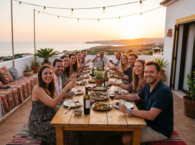 Visuel lifestyle repas par IA