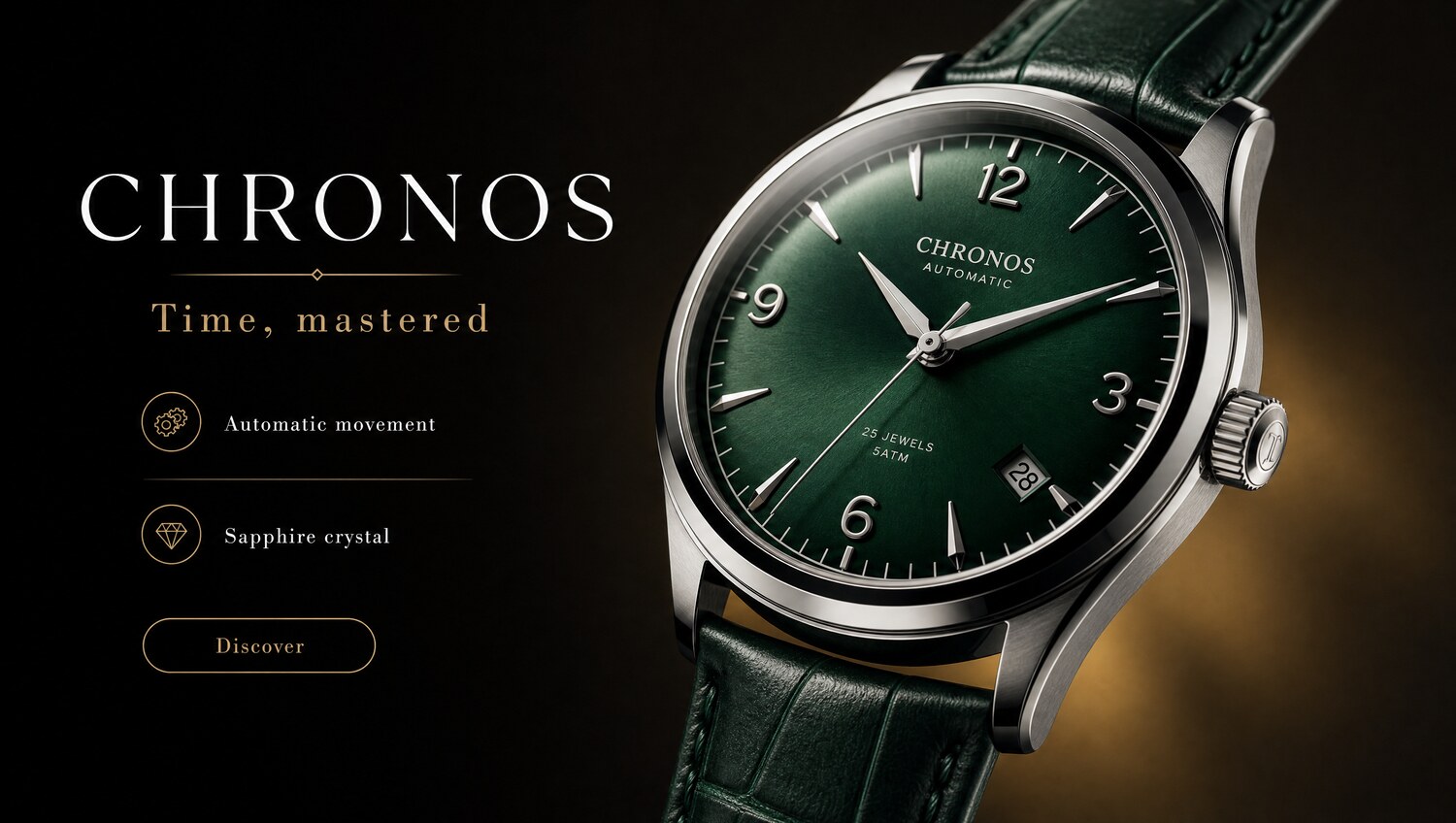 Publicité montre Chronos
