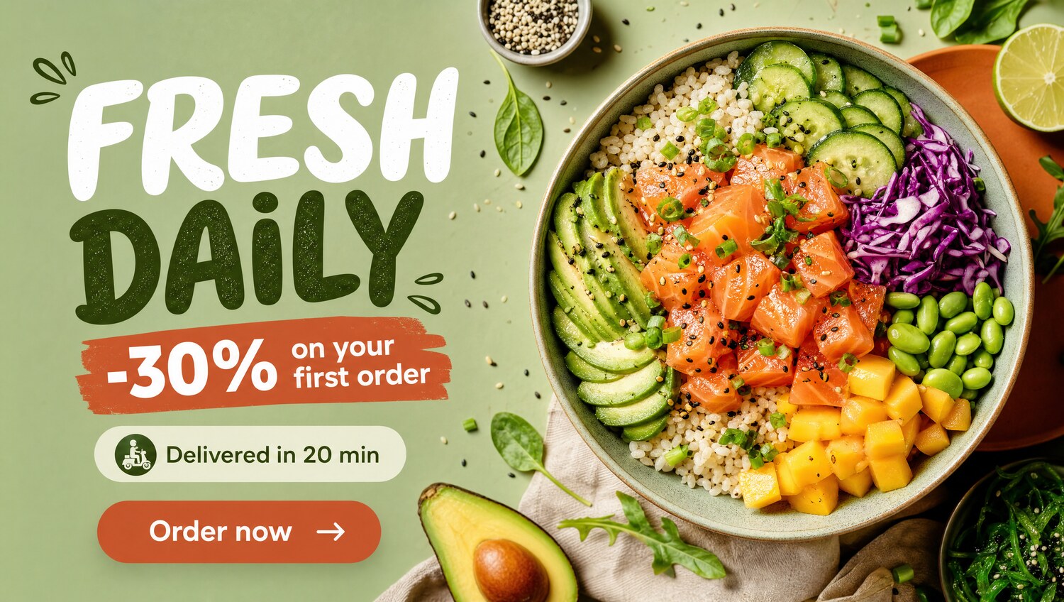 Bannière food Fresh Daily