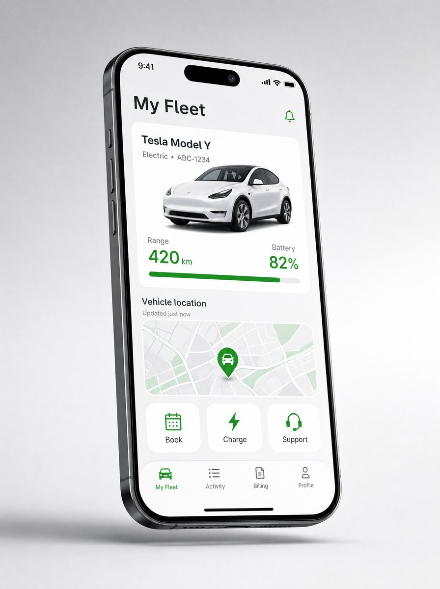 App mobile de gestion de flotte